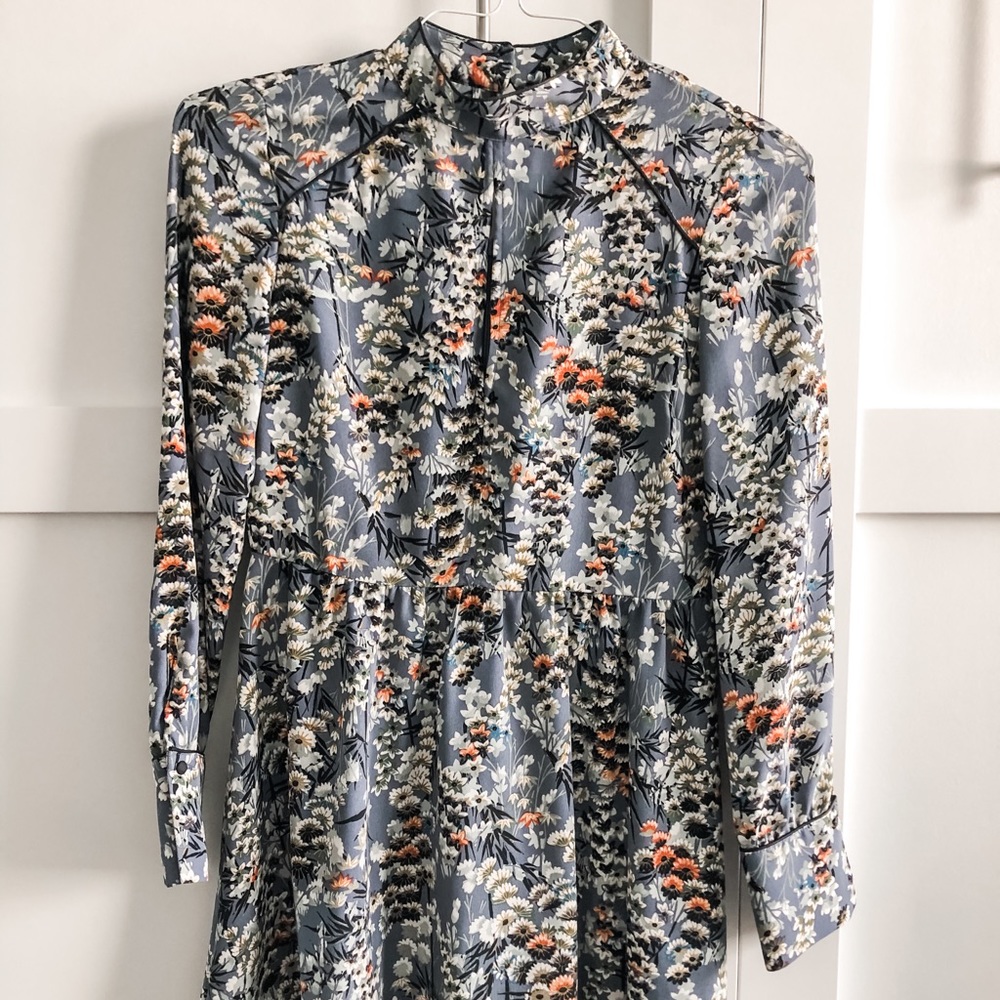 Zara Long sleeve mini dress